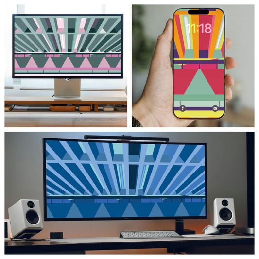 Place des Arts Station: Digital Art Wallpaper